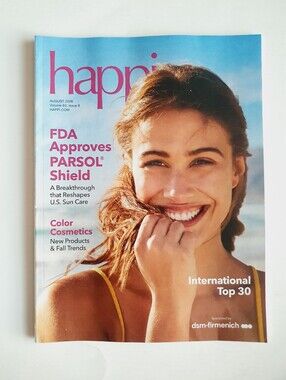 Happi Magazine August, 2026 - International Top 30 - FDA Approves Parsol Shield